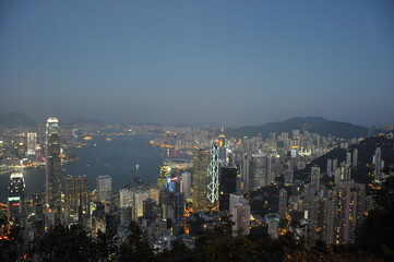 Fototapeta premium Hong Kong by Night