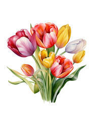 Obraz premium bouquet of tulips