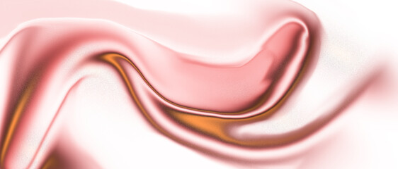 Holographic pink gradient waves linear background.