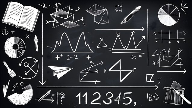 Chalkboard Math & Charts