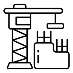 Perfect design icon of building construction