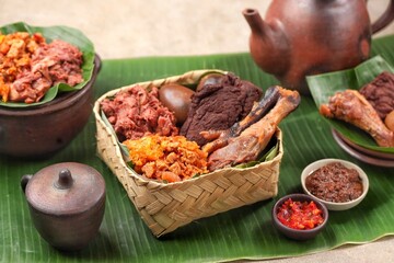 Gudeg is a traditional Javanese dish from Yogyakarta and Central Java, Indonesia.