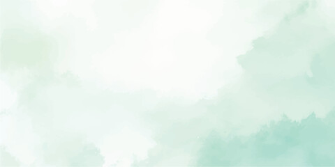 Mint Green Watercolor Background with Soft Aquarelle Texture – Hand-Painted Brush Strokes on White Paper for Fresh Minimal Design, Product Mockups, and Organic Visual Projects

