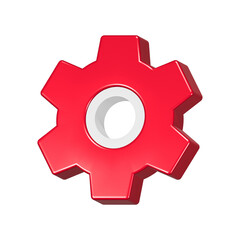 setting gear realistic 3d rendering