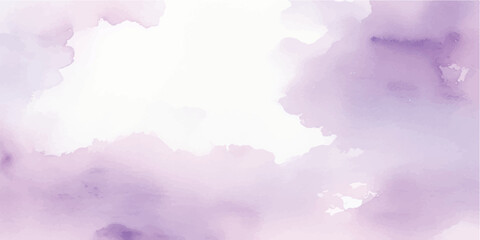 Lavender Watercolor Texture Background with Soft Purple Aquarelle Wash – Hand-Painted Brush Strokes on Wet Paper for Elegant Background Art, Invitations, and Web Templates

