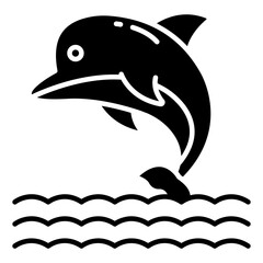 An icon design of fish