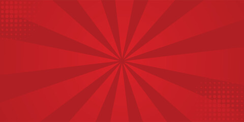 Comic background with red color