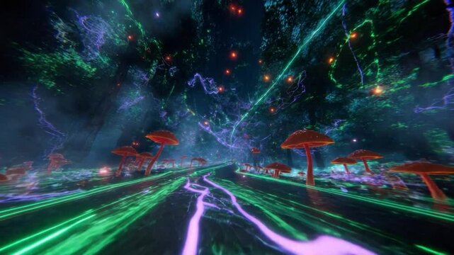 音と映像が同期する精神の旅｜トリップアニメーション&times;サイケ・トランス世界、神秘的マンダラが鼓動する｜Psytrance映像ループ&times;4Kビジュアルセラピー