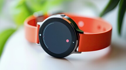 Fitness trackers on a white background, ideal for health tracking, fitness, and lifestyle monitoring visuals.