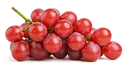 Ruby Red Grapes Cluster: Fresh and Juicy