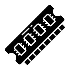 A premium download icon of ram
