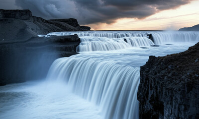 Aesthetic Massive Waterfall