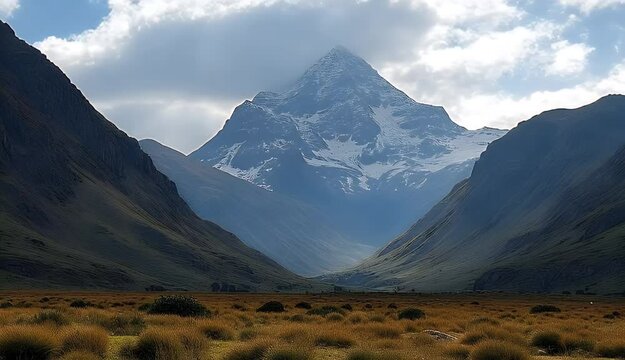 Highland Mountain Landscape 