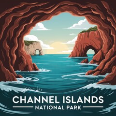 Sea Caves and Ocean Arches at Channel Islands