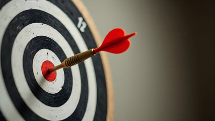 Success Target, Dart on the target, Successful and focus concept.