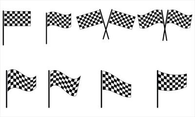 checkered flags set