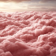 Pink cloud scape