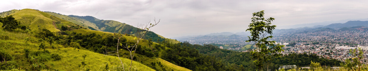landscape with mountains, Nova Iguaçu, Rio de Janeiro - Brazil