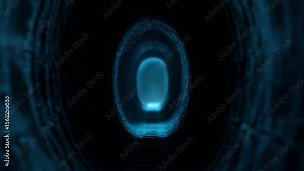 Poster exploring the view through an intricate keyhole showcasing mysterious textures and warm lighting