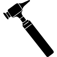 Creative Otoscope Vector Illustration | Medical Device Icon for Ear Examination, ENT Tools, and Healthcare Design