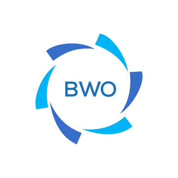 BWO Letter Initial Logo Design Template Vector Illustration