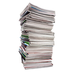 Lots of used magazines.