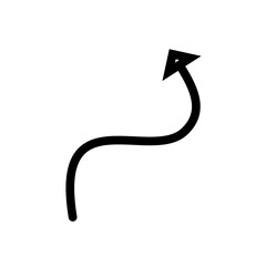 Isolated black arrows icon Vector, black arrows Silhouette,black arrows icon set