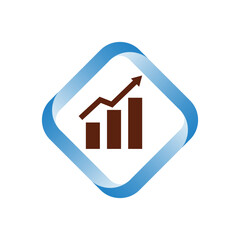 A dynamic logo combining three red horizontal stripes, symbolizing speed and progress, with a bold blue letter 