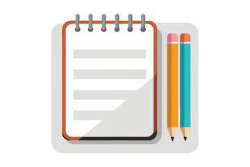 Notepad and Pencils Organization and Planning Essentials