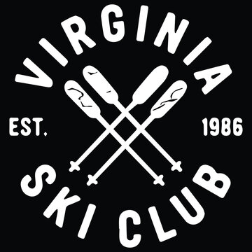 Virginia est 1986 Graphic design for Baithlon lovers