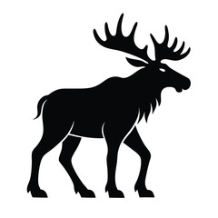 Majestic Moose Silhouette