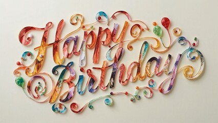 Happy Birthday Vibrant Candy 