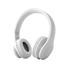 Elegant Sound: A pair of pristine white headphones stands out. This image captures the essence of audio technology, representing quality sound and modern design.