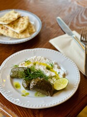 greek grape leaves Dolmades