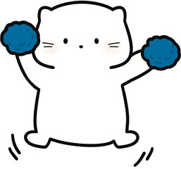 치어리딩 고양이