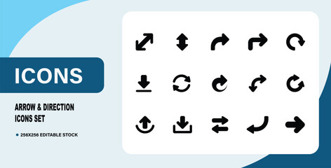 Arrow & Direction Icons Set