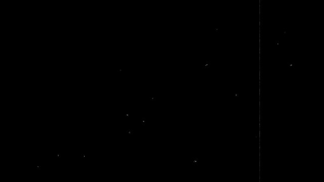 古い映像風のノイズエフェクト