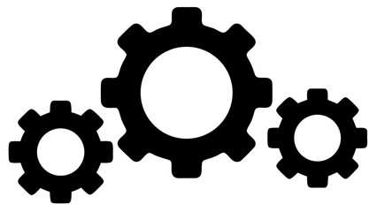 Mechanical Harmony Three Gears Interlocked Creating a Sense of Precision and Engineering Prowess Together representing Motion