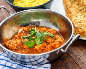 chicken jalfrezi with rice