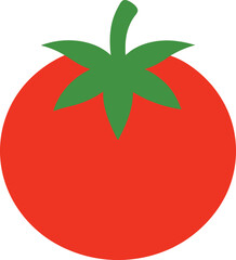 Tomato icon on white background 