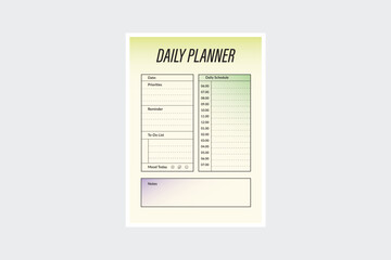 DAILY PLANNER DESIGN