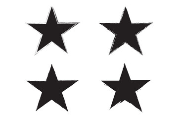 Grunge star set.