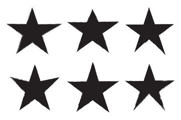 Grunge star set.