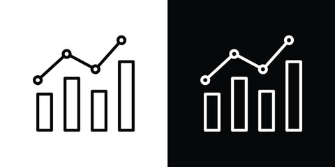 Benchmarking icon isolated silhouette on white background. Vector illustration.
