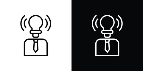 Obraz premium Brand awareness icon vector, Symbol, logo illustrations