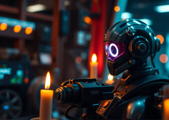 vintage retro robot toy