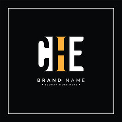 CHE Vector Logo Template - Creative Icon for Initial Letters C, H and E