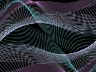 abstract black background with lines