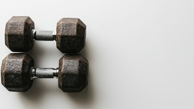 Strength training on a white background, perfect for fitness, muscle building, and exercise visuals.