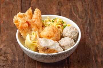 Bakso Malang is a meatball dish that is often found in all parts of Malang City and Malang Regency, East Java